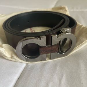 Salvatore Ferragamo Reversible Leather Belt